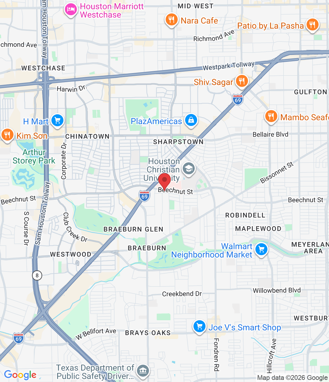 7723 Beechnut St, Houston, TX 77074, USA