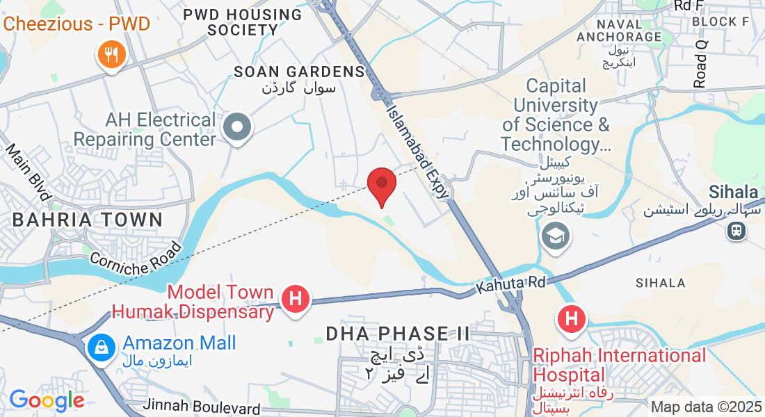 17 Street 16 River, Gardens, Housing Scheme, Islamabad, Islamabad Capital Territory 45710, Pakistan