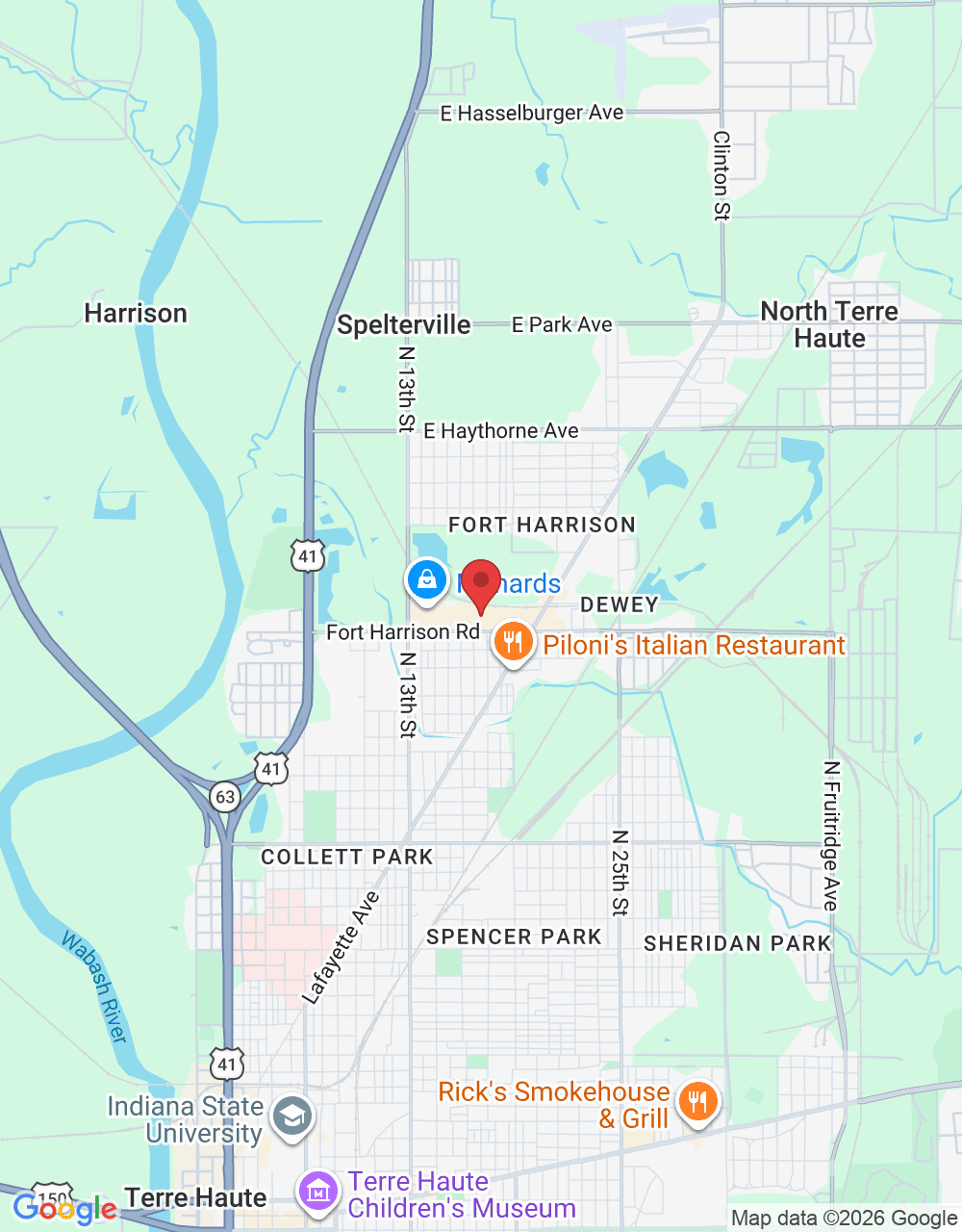 1800 Fort Harrison Rd Suite 10, Terre Haute, IN 47804, USA