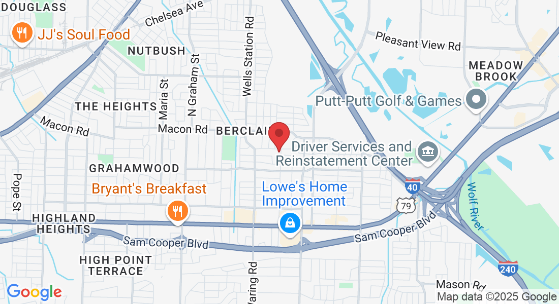 1011 Berclair Rd, Memphis, TN 38122, USA