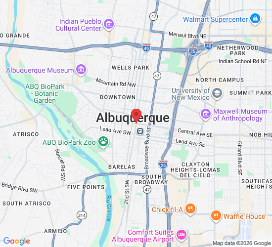 Central Ave NW & 2nd St NW, Albuquerque, NM 87102, USA