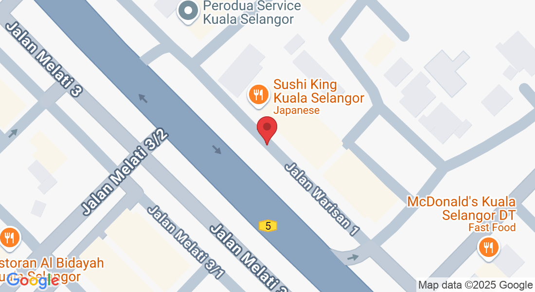 No. 19, Ground Floor Jalan Taman, Jalan Warisan 1, Taman Warisan, 45000 Kuala Selangor, Selangor, Malaysia