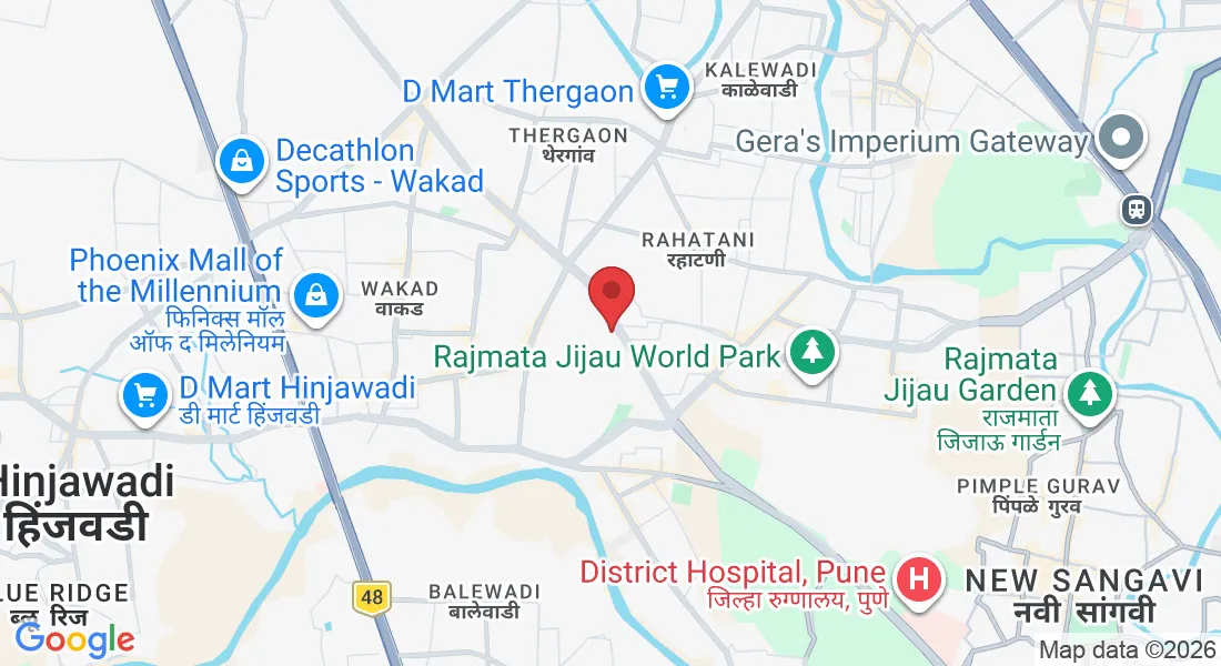 ROHIT PALMS-NORTH WING, 20840404, Park Street, Wakad, Pune, Pimpri-Chinchwad, Maharashtra 411057, India