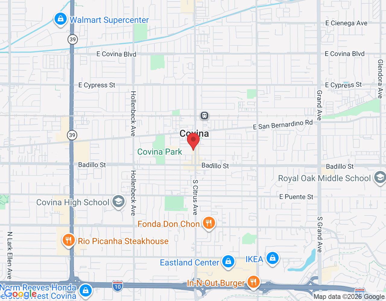 221 N Citrus Ave, Covina, CA 91723, USA