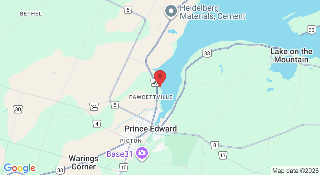 620 County Rd 49, Prince Edward, ON K0K 2T0, Canada