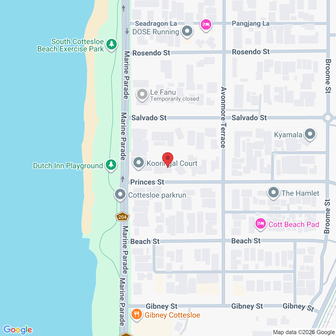 4 Princes St, Cottesloe WA 6011, Australia