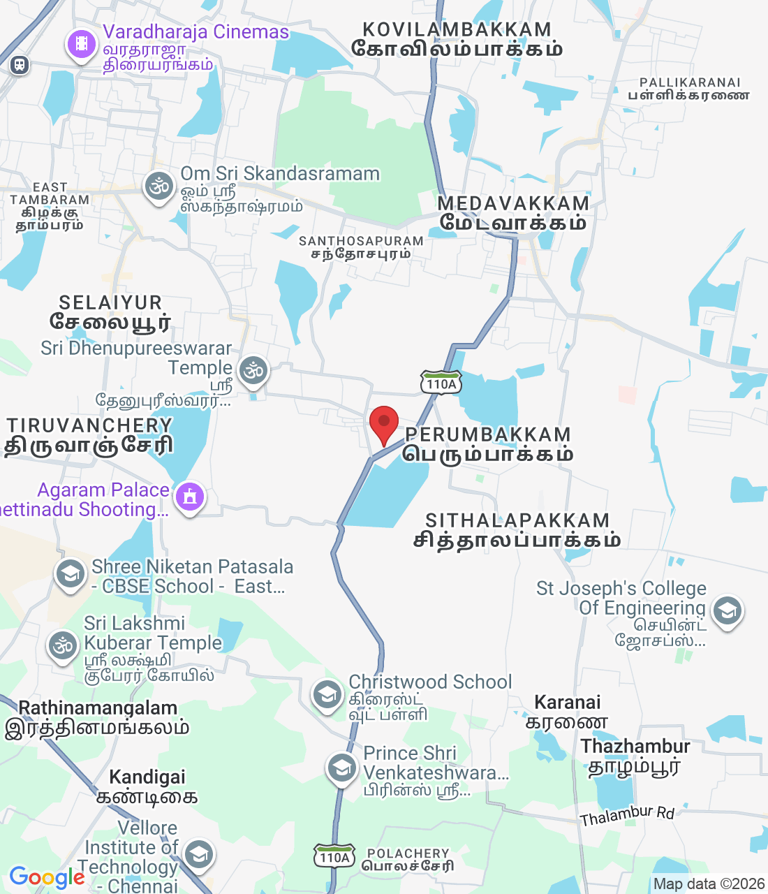 725, Plot 724, 7th Main Rd, 7th Street, TNHB Colony, Sithalapakkam, Chennai, Tamil Nadu 600126, India