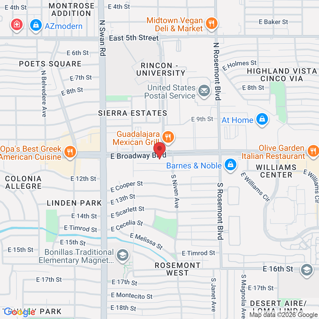 4858 E Broadway Blvd, Tucson, AZ 85711, USA