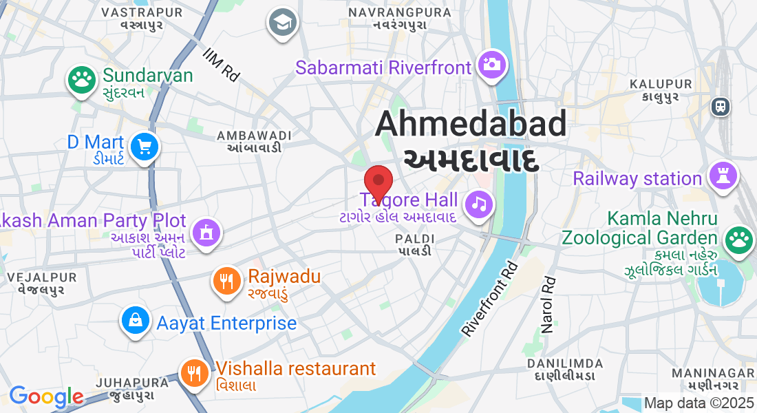8th floor, Sumeru Complex, 7G, nr. Bhagini Nivedita Railway Underpass, Suvidha, Paldi, Ahmedabad, Gujarat 380007, India