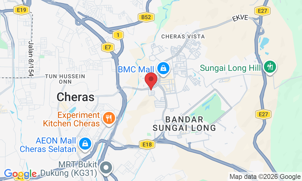 05-02, Jalan Mahkota Residence 2, Bandar Mahkota Cheras, 43200 Kajang, Selangor, Malaysia