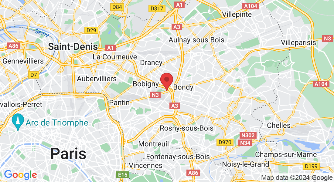 2 Rue Mireille Darc, 93130 Noisy-le-Sec, France