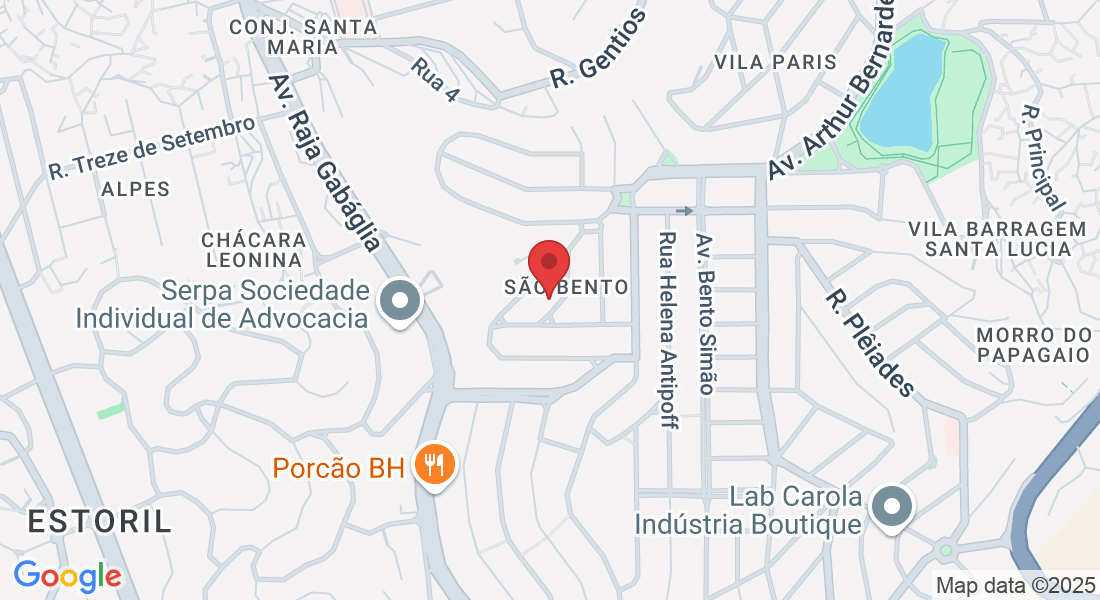 Rua Dr. Ary Ferreira, 100 - São Bento, Belo Horizonte - MG, 30350-490, Brazil