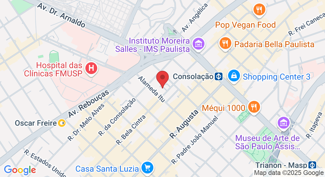 R. Bela Cintra, 1466 - Consolação, São Paulo - SP, 01415-004, Brazil