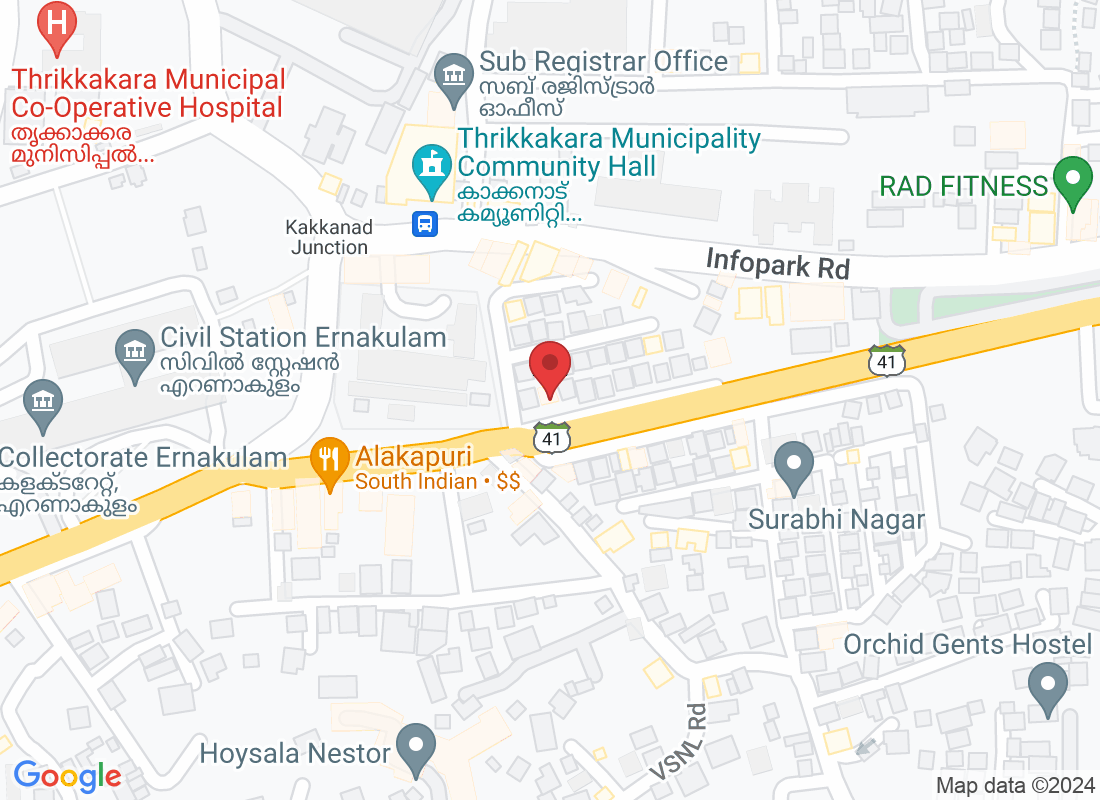HIG - 21, Surabhi Nagar, Thrikkakara, Kakkanad, Kochi, Kakkanad, Kerala 682030, India