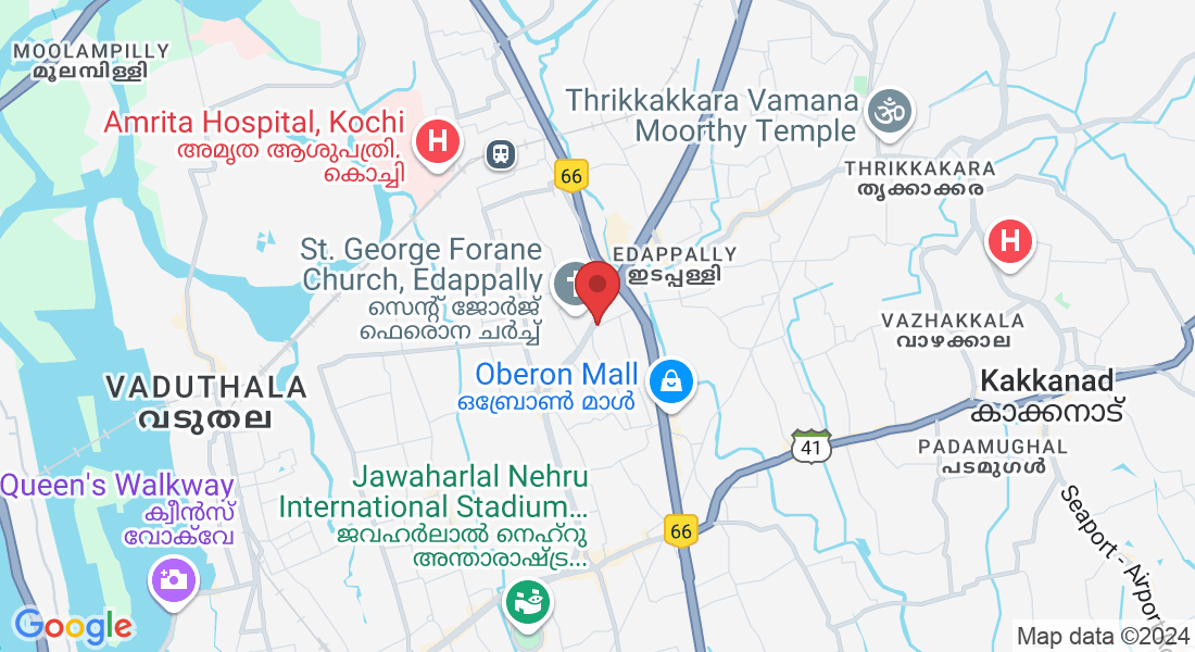 Market Rd, opp. St Georges LP School ground, Opp.St.George Church, Edappally, Kochi, Kerala 682024, India