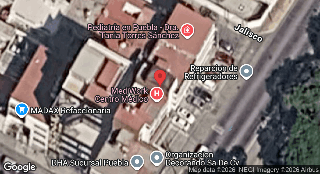 Mapa Sede El Carmen Puebla