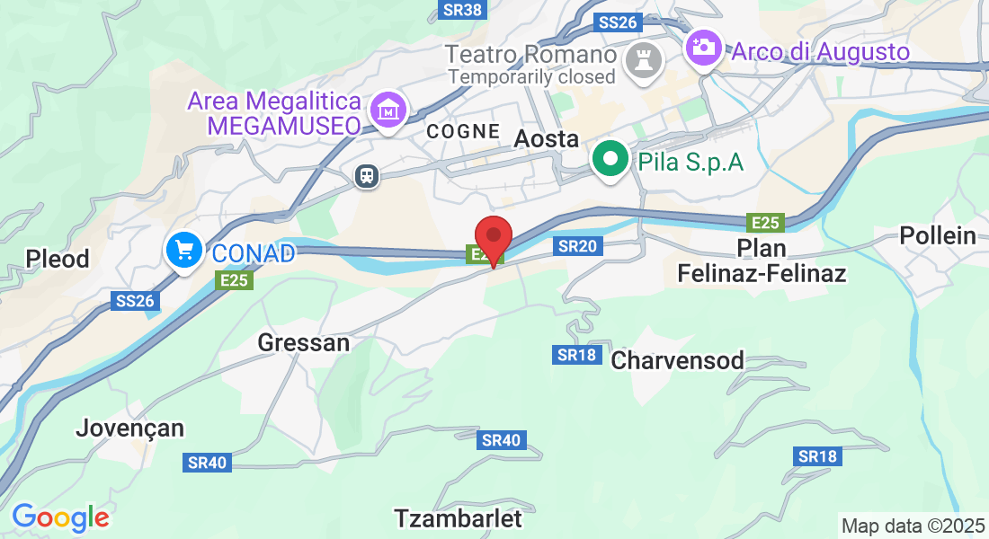 Frazione Borettaz, 9, 11020 Gressan AO, Italy