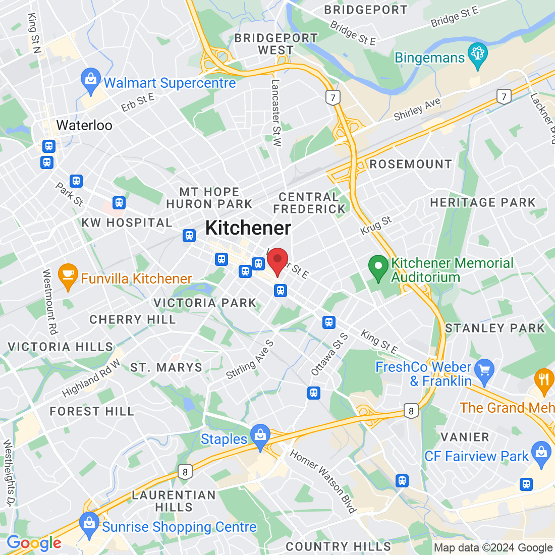 290 King St E, Kitchener, ON N2H 2V5, Canada