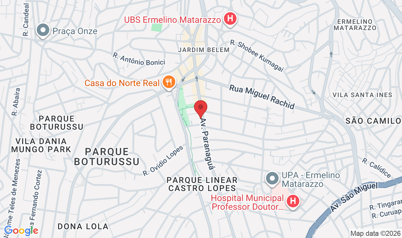 Av. Paranaguá, 1285-B - Vila Paranagua, São Paulo - SP, 03806-010, Brasil