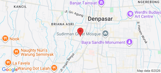 Jl. Gunung Karang No.14b, Pemecutan Klod, Kec. Denpasar Bar., Kota Denpasar, Bali 80112, Indonesia