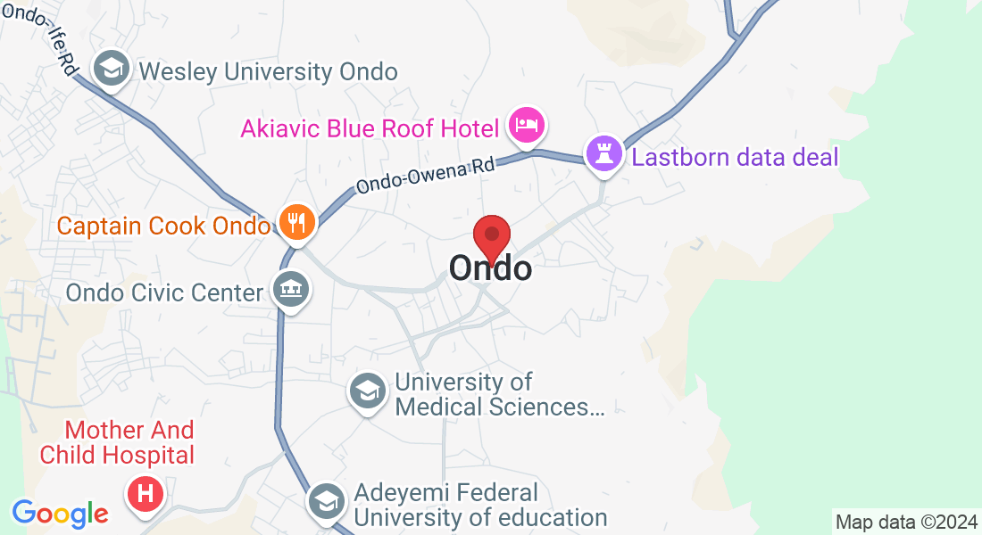 11 Adeyemi College Road, Adegboju, Ondo 351106, Ondo, Nigeria