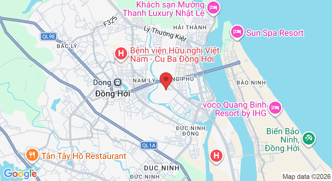 FJ87+PC3, Đồng Hới, Quảng Bình, Việt Nam