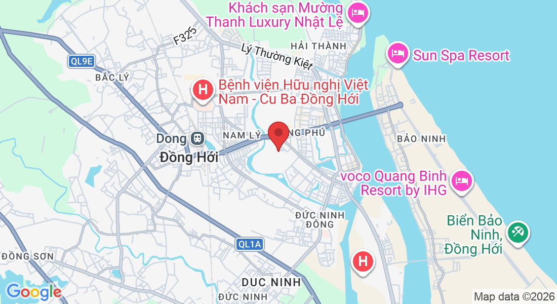 FJ87+PC3, Đồng Hới, Quảng Bình, Việt Nam