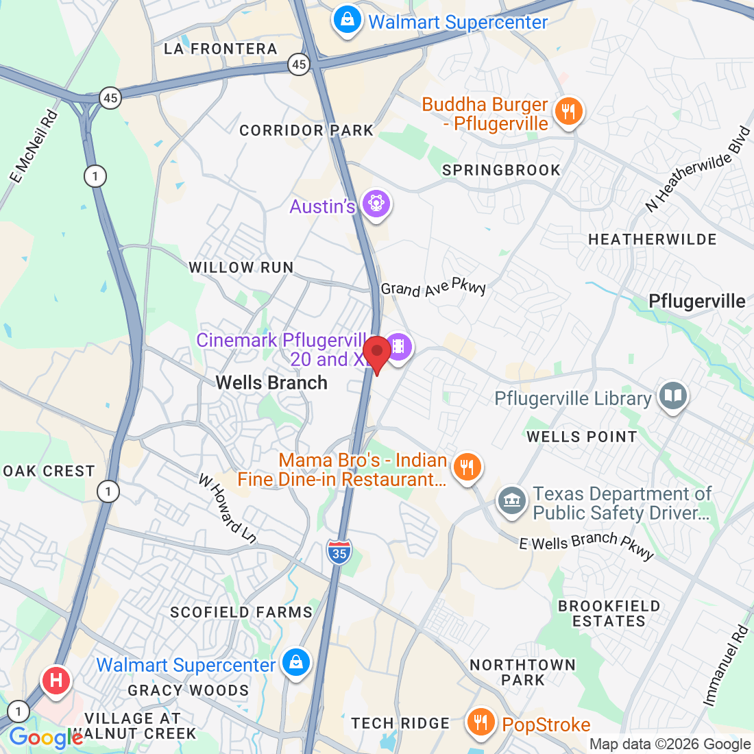 15301 N Interstate Hwy 35 suite c, Pflugerville, TX 78660, USA