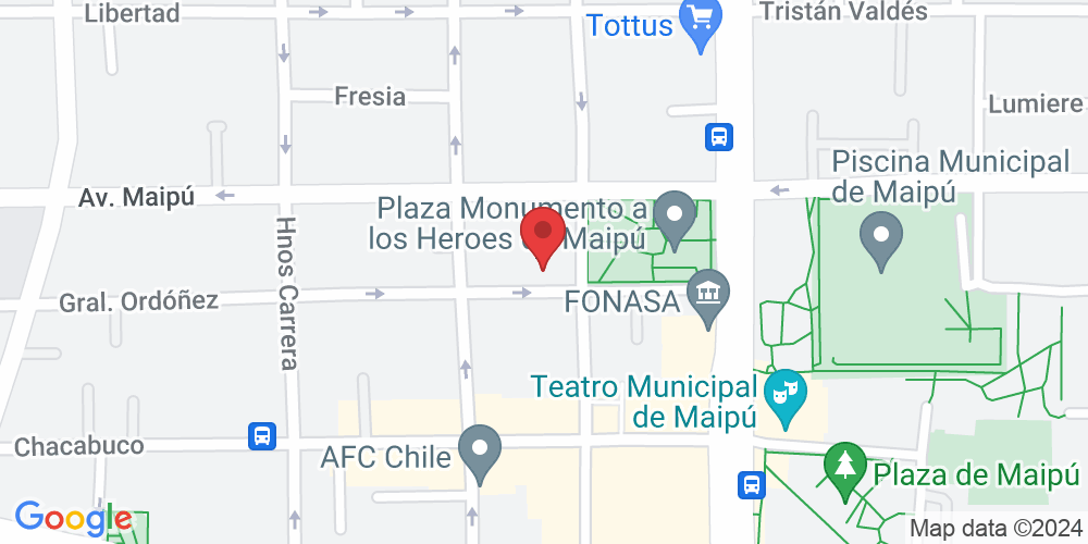 Gral. Ordóñez 155, 9251542 Maipú, Región Metropolitana, Chile