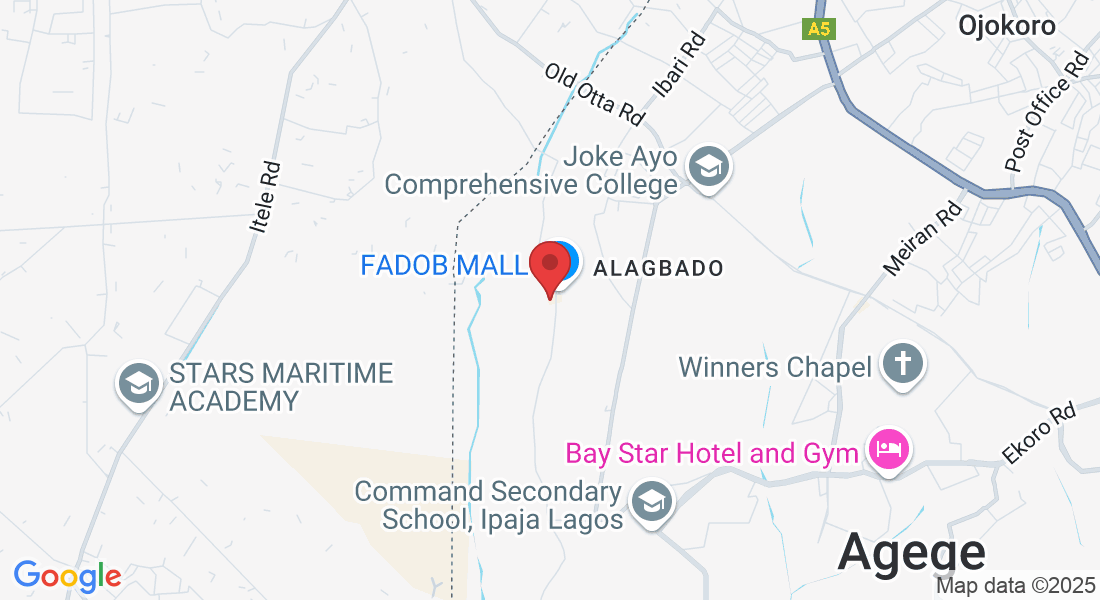 1 Felicia Obasa St, Alimosho, Lagos 102213, Lagos, Nigeria