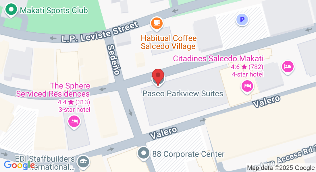 Salcedo Village, 142 Valero, Makati, 1227 Metro Manila, Philippines