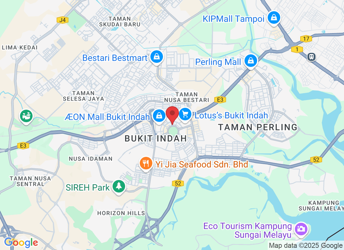 45A, Jalan Indah 15/1, Taman Bukit Indah, 81200 Johor Bahru, Johor Darul Ta'zim, Malaysia
