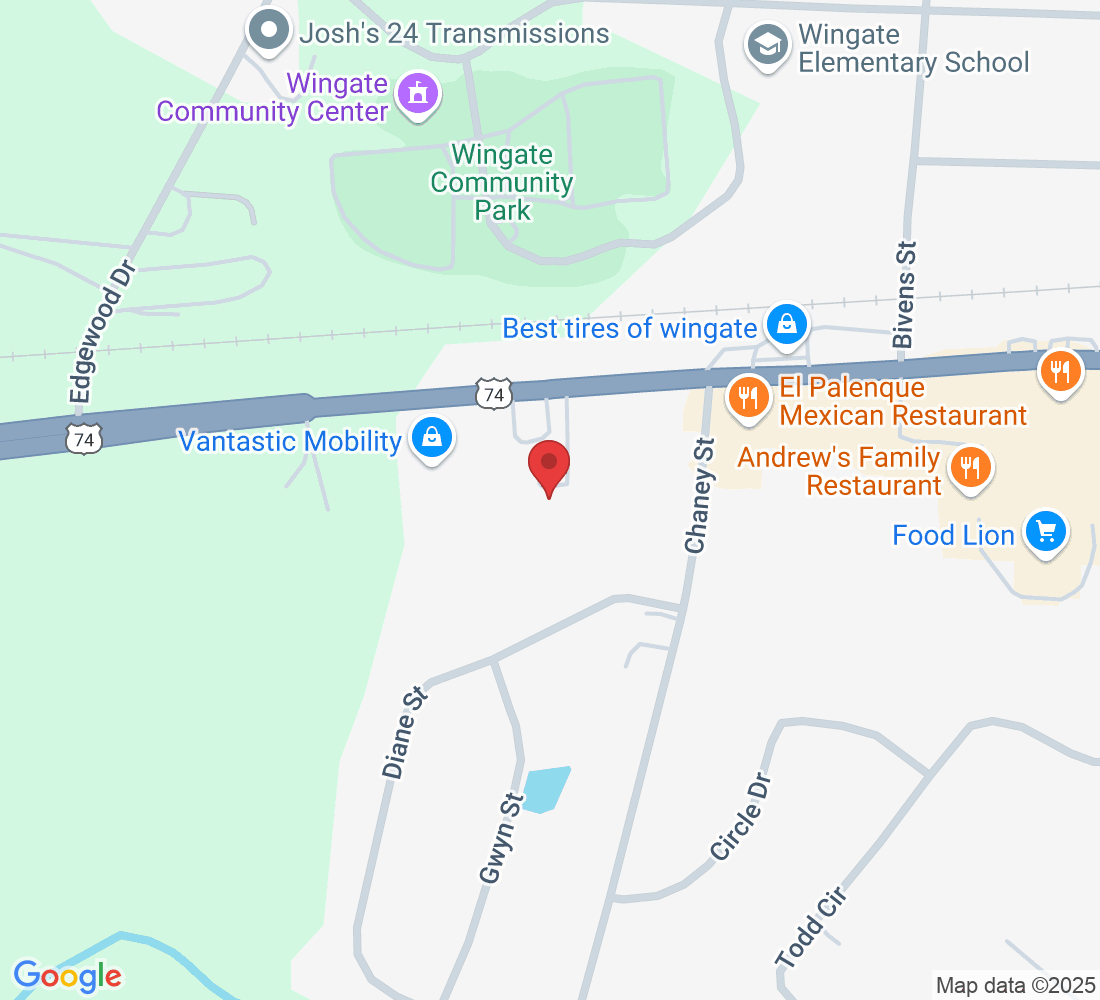 3620 US-74, Wingate, NC 28174, USA