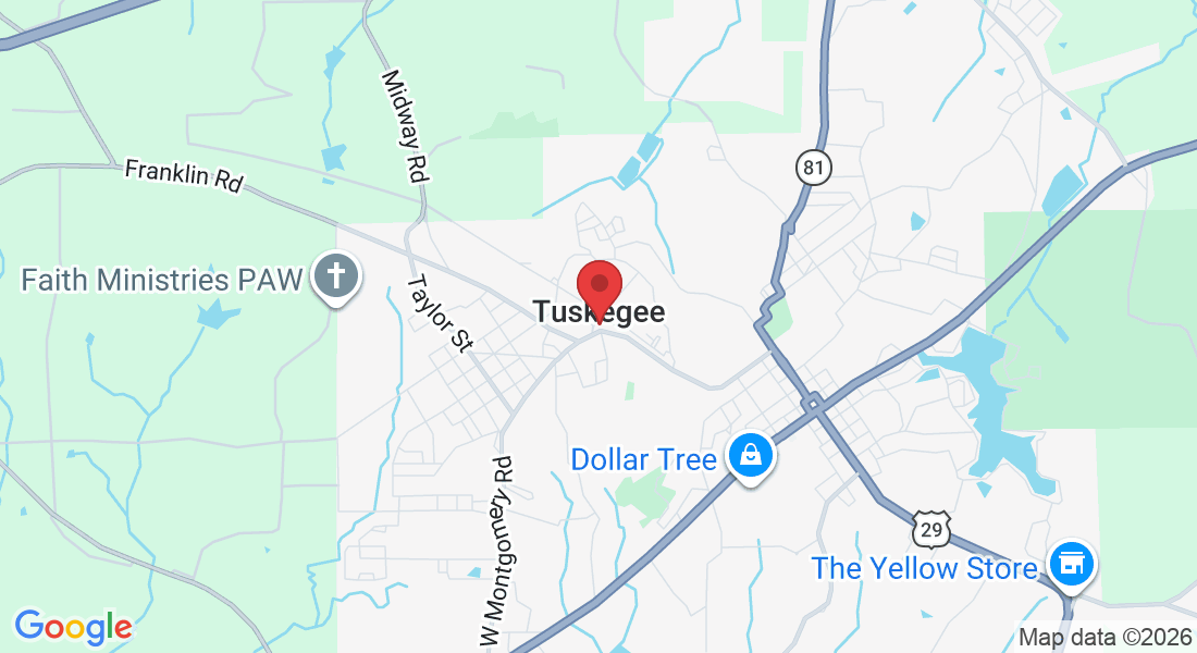 1200 W Montgomery Rd, Tuskegee, AL 36088, USA