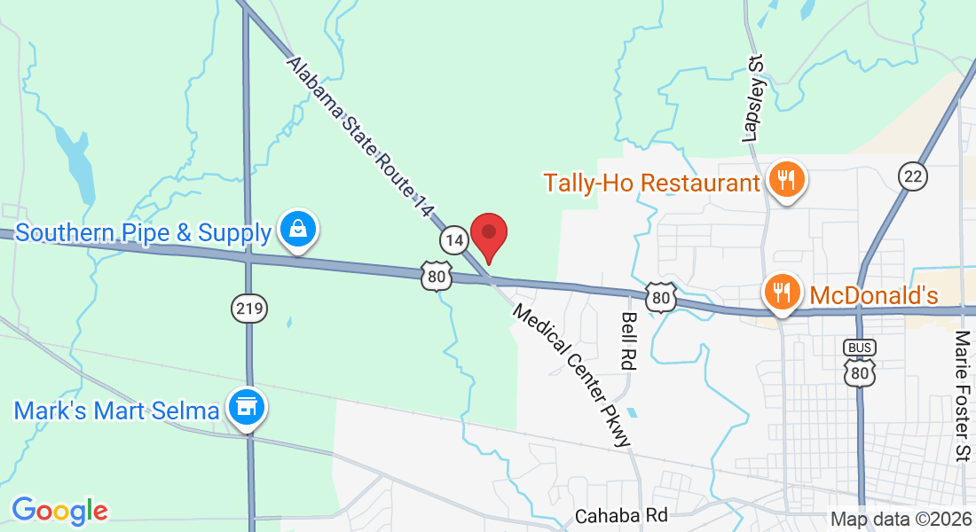 10096 AL-14, Selma, AL 36701, USA