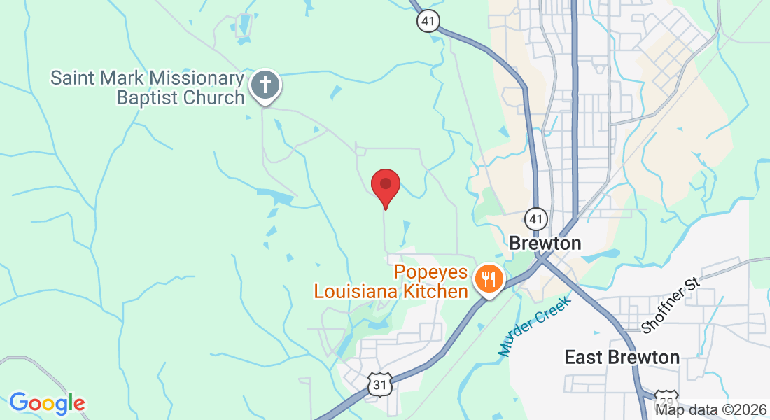 3227 Pea Ridge Rd, Brewton, AL 36426, USA