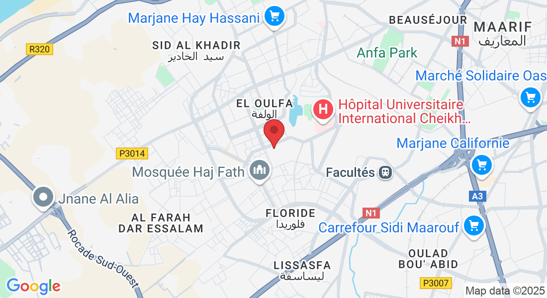 G8XF+J9R, Ave Mohamed Taieb Naciri, Casablanca, Maroc