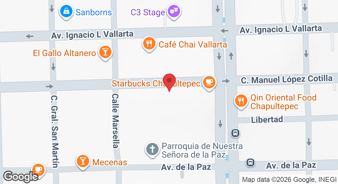 C. Manuel López Cotilla 1505-Piso 3, Col Americana, Lafayette, 44150 Guadalajara, Jal., México
