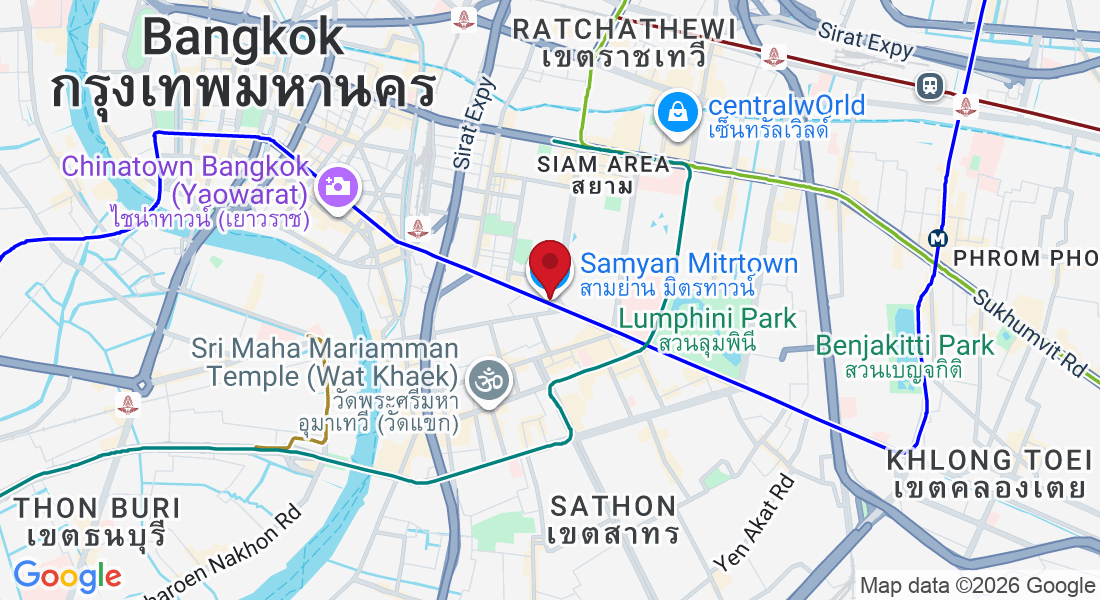 944 Thanon Rama IV, Khwaeng Wang Mai, Pathum Wan, Krung Thep Maha Nakhon 10330, Thailand