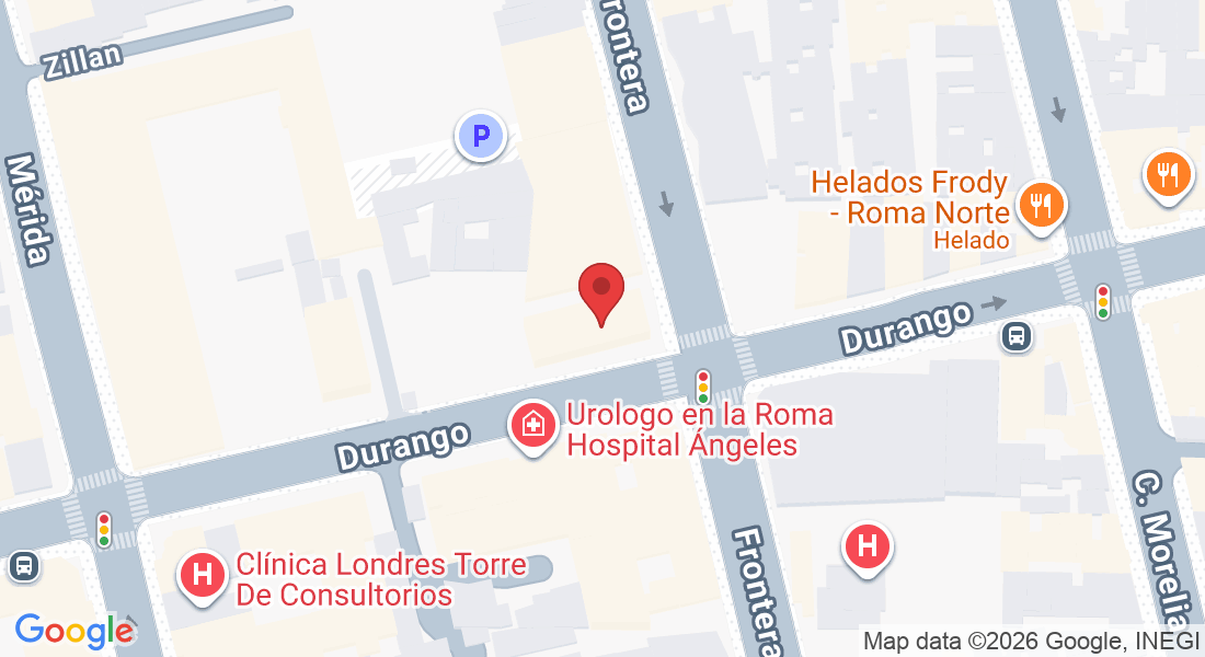 Durango 33, Roma Nte., Cuauhtémoc, 06700 Ciudad de México, CDMX, México