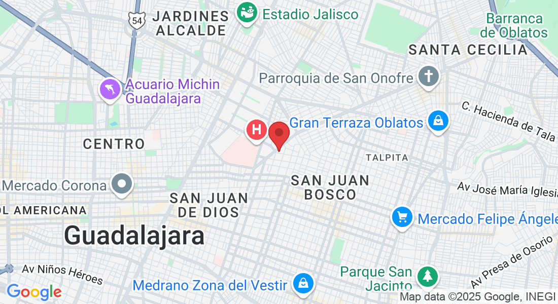 José Luis Mora 1167, Belisario Domínguez, 44329 Guadalajara, Jal., Mexico