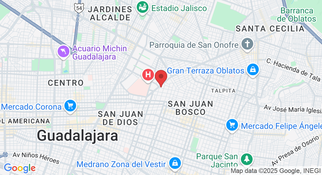 José Luis Mora 1167, Belisario Domínguez, 44329 Guadalajara, Jal., Mexico