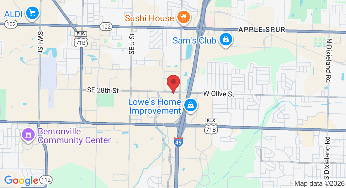 2308 SE 28th St #8, Bentonville, AR 72712, USA