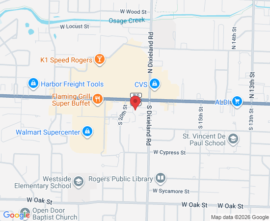 201 S 19th St S, Rogers, AR 72758, USA