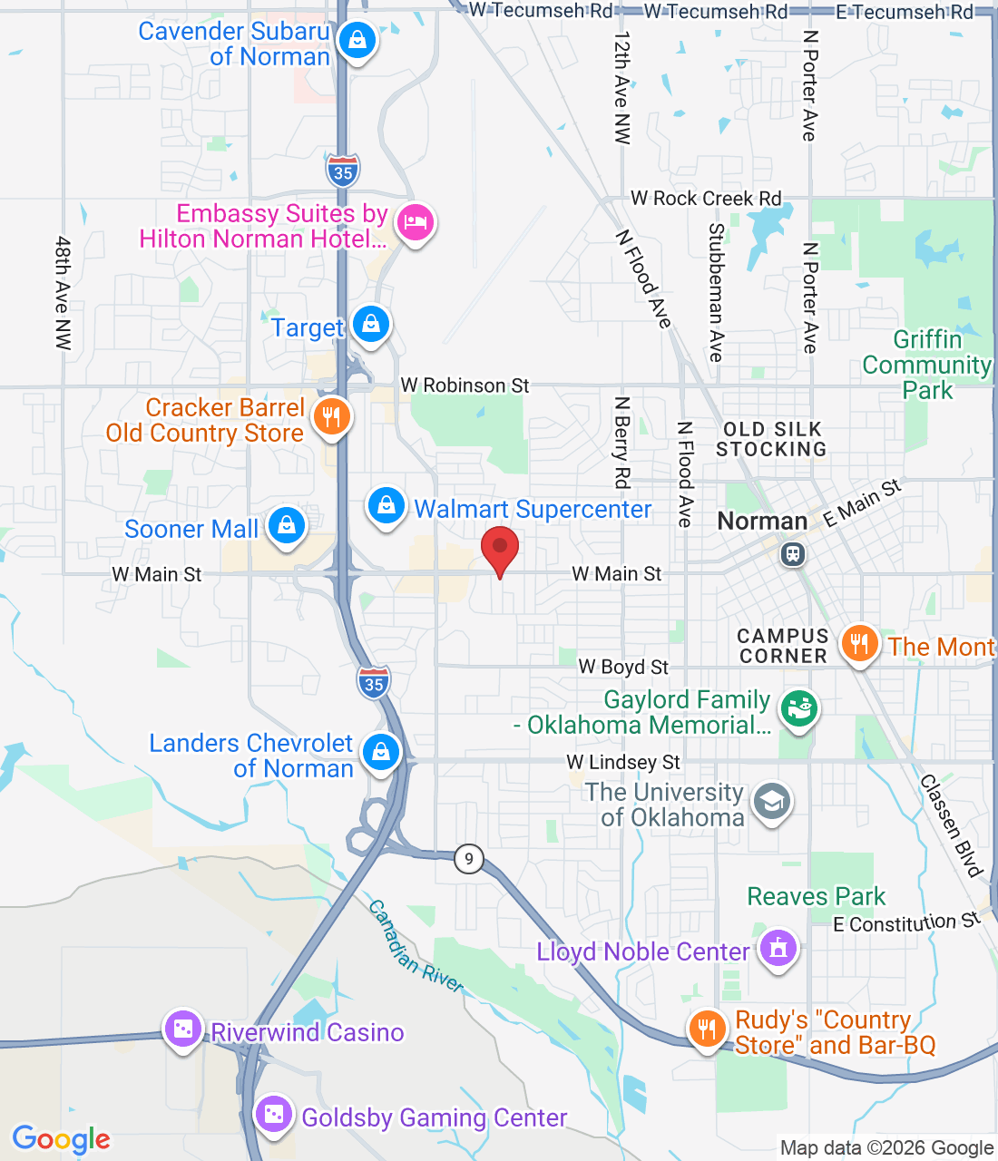 114 Thompson Dr, Norman, OK 73069, USA