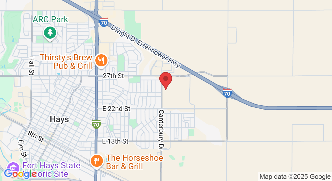2502 Canterbury Dr, Hays, KS 67601, USA