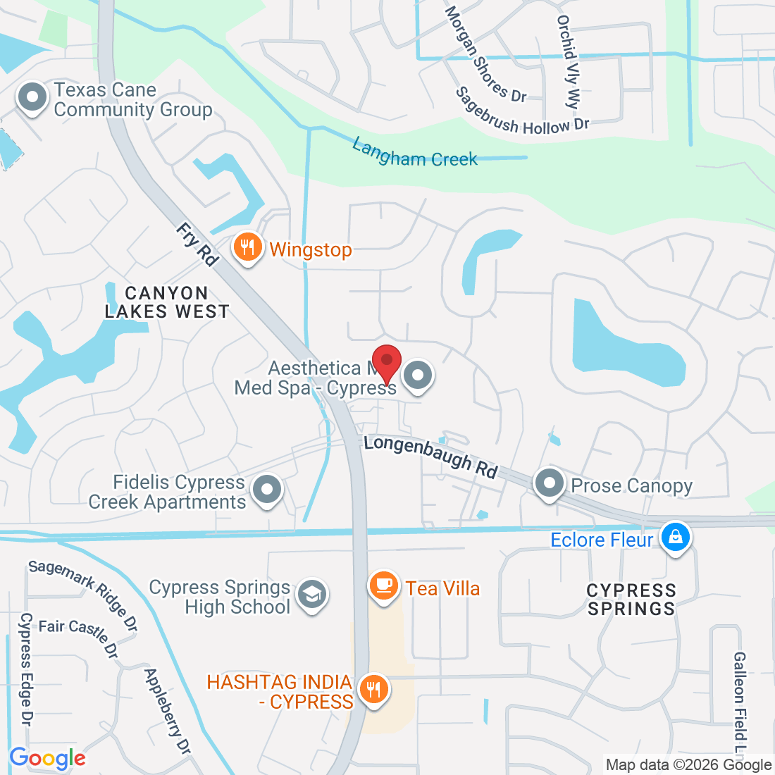 8118 Fry Rd Ste 201, Cypress, TX 77433, USA