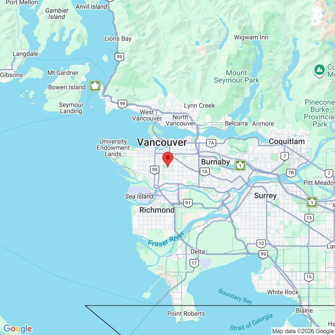 Ontario St, Vancouver, BC, Canada