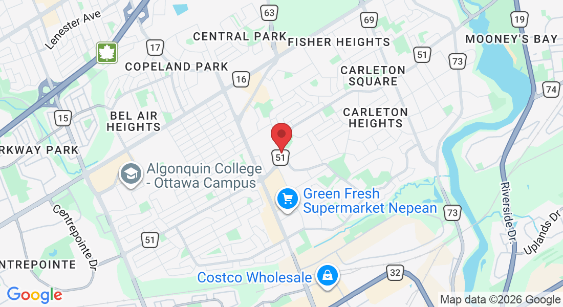 Meadowlands Dr E, Nepean, ON K2E 7E8, Canada