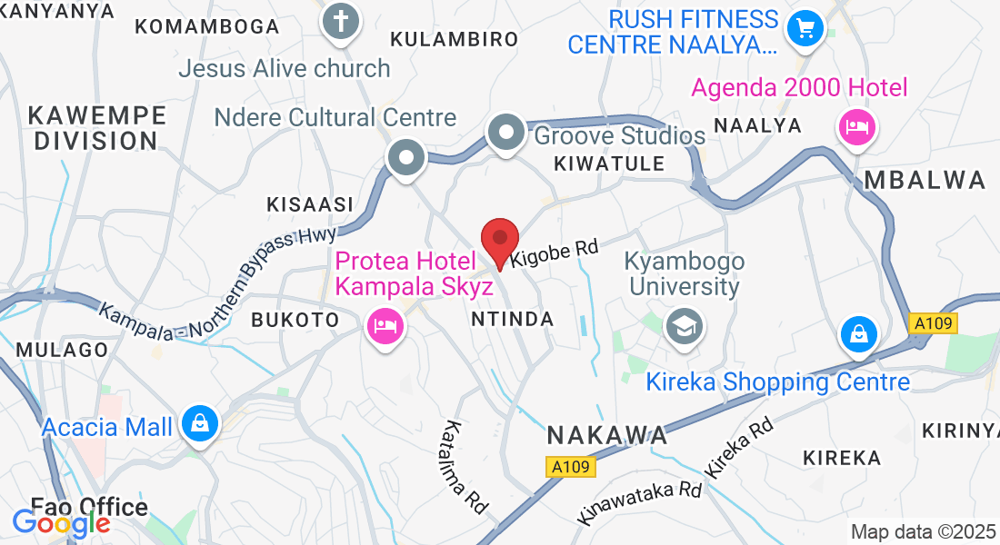 3 Sisters Complex, Plot 4 Ntinda Rd, Kampala, Uganda